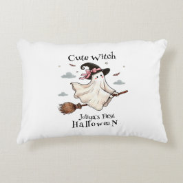 シンプルと可愛エレガントい魔女ファーストハロウィーン アクセントクッション