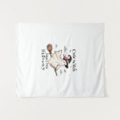 シンプルと可愛エレガントい魔女ファーストハロウィーン タペストリー (正面(横))