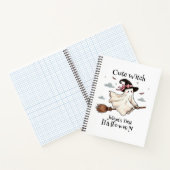 シンプルと可愛エレガントい魔女ファーストハロウィーン ノートブック (内部)