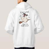 シンプルと可愛エレガントい魔女ファーストハロウィーン パーカ (裏面)