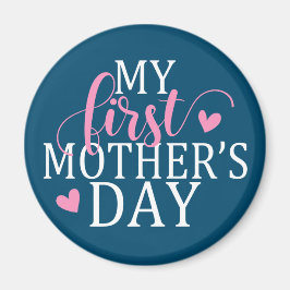 シンプルと私エレガントの最初の母の日 |マグネット マグネット