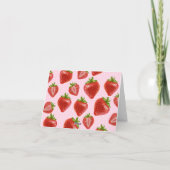 シンプルなお礼ベビーシャワー サンキューカード (裏面)