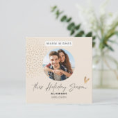 シンプルなお祭り カップル フォト クリスマス ホリデー (スタンド正面)