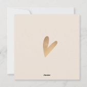 シンプルなお祭り カップル フォト クリスマス ホリデー (裏面)