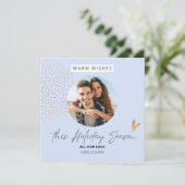 シンプルなお祭り カップル フォト クリスマス ホリデー (スタンド正面)