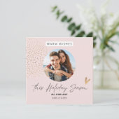 シンプルなお祭り カップル フォト クリスマス ホリデー (スタンド正面)