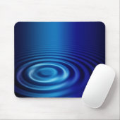 シンプルなさざ波ライト マウスパッド (マウス)