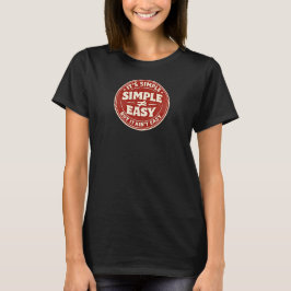 シンプルなだけ Tシャツ