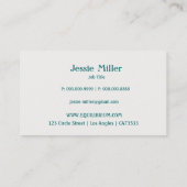 シンプルなはす 名刺 (裏面)