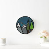 シンプルなアウトドアの時計 ラウンド壁時計 (ホーム)