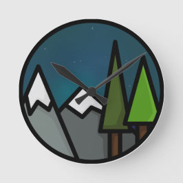シンプルなアウトドアの時計 ラウンド壁時計