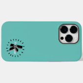 シンプルなイニシャルモノグラム Case-Mate iPhoneケース (裏面 (横))