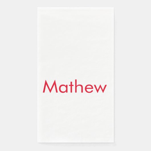 シンプルなイニシャル モノグラム 名前を追加 (正面)