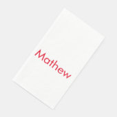 シンプルなイニシャル モノグラム 名前を追加 レット (コーナー)