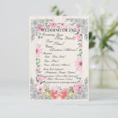 シンプルなインドの結婚式 詳細カード | エレガント エンクロージャーカード (スタンド正面)