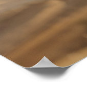 シンプルなウェディングフォト ウェルカム ユーカリ ポスター (角)