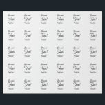 シンプルなエンゲージメントパーティー名日付 ラッピングペーパー<br><div class="desc">デザイン</div>