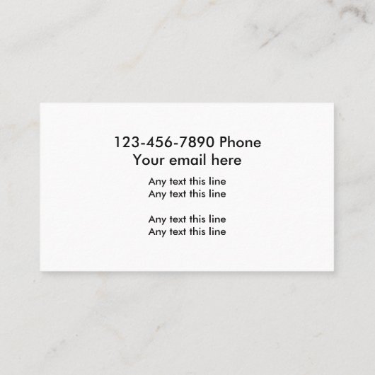 シンプルなエンジニア 名刺 (裏面)