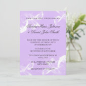 シンプルなオニユリの花柄の結婚式招待状 招待状 (スタンド正面)