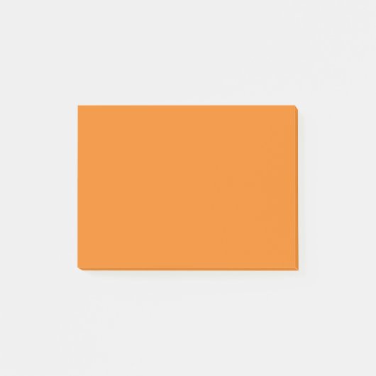 シンプルなオレンジ ポストイット (正面)