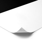 シンプルなカスタマイズ可能な企業のビジネスロゴデザイン ポスター (角)