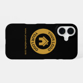シンプルなカスタムビジネス+ロゴウェブサイト iPhone 16ケース (裏面横)