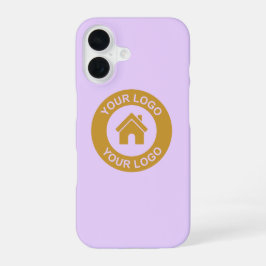 シンプルなカスタムビジネス ロゴ iPhone 16ケース