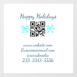 シンプルなカスタムQRコードにあなたの名前テキスト クラシック ウィンドウサイン