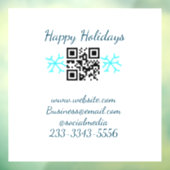 シンプルなカスタムQRコードにあなたの名前テキスト クラシック ウィンドウサイン (シート3)