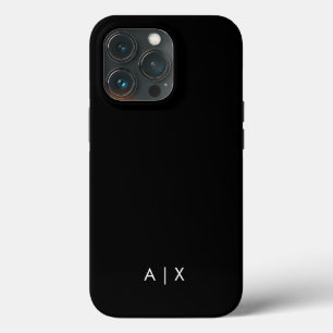 シンプルなカップル名のモノグラム iPhone 13 PROケース
