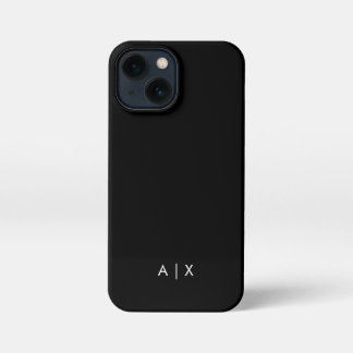 シンプルなカップル名のモノグラム iPhone 13 MINIケース