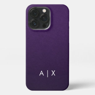 シンプルなカップル名のモノグラム iPhone 13 PROケース