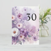 シンプルなカリグラフィーテキスト誕生日パーティー 招待状 (スタンド正面)