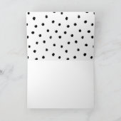 シンプルなカリグラフィー「ありがとう」 サンキューカード (内部)