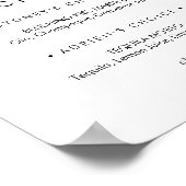 シンプルなカリグラフィー シグネチャー カクテル サイン (角)