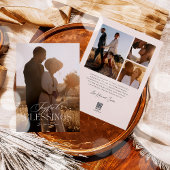 シンプルなカリグラフィー スクリプト 現代のミニマリスト フォト シーズンカード