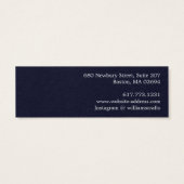 シンプルなクラフト紙スタッドイヤリングディスカード (裏面)