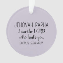 シンプルなクリスチャン向け ライトパープル Lord Who Heals