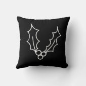 シンプルなクリスマスコレクション – ホリー クッション (裏面)