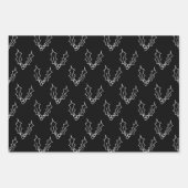 シンプルなクリスマスコレクション – ホリー ラッピングペーパーシート (正面2)