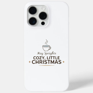 シンプルなクリスマスコーヒーカップ iPhone 15 Pro Maxケース