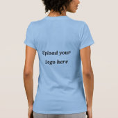 シンプルなクリスマスTシャツにテキストや写真を追加 Tシャツ (裏面)