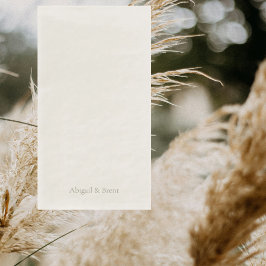 シンプルなクリームゴールドの結婚式 ウェディング