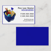 シンプルなクリーンサプライの名刺 名刺 (正面/裏面)