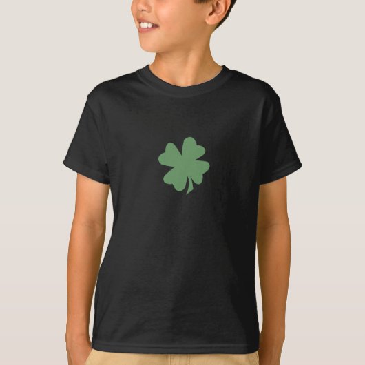 シンプルなクローバーの子供のTシャツ Tシャツ (正面)
