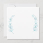 シンプルなグリーティングカード カード (裏面)