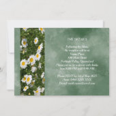 シンプルなグリーンのカトリック結婚式招待状 招待状 (裏面)