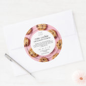 シンプルなコテージ食品法ラベル ラウンドシール (封筒)