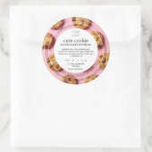 シンプルなコテージ食品法ラベル ラウンドシール (バッグ)