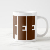 シンプルなコーヒーマグ ジャンボコーヒーマグカップ (右)